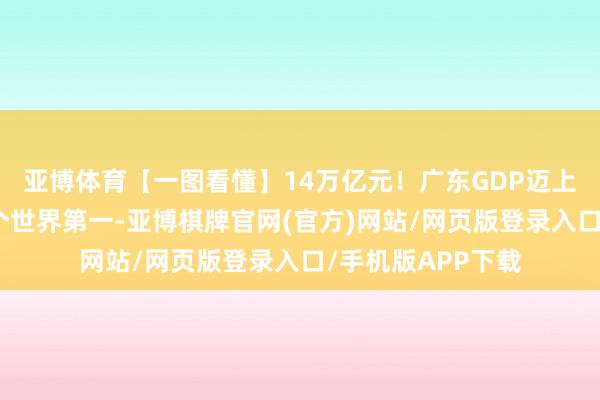 亚博体育【一图看懂】14万亿元！广东GDP迈上新台阶，再创多个世界第一-亚博棋牌官网(官方)网站/网页版登录入口/手机版APP下载