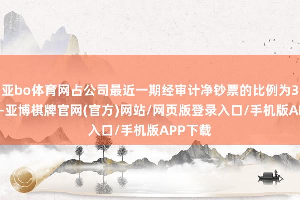 亚bo体育网占公司最近一期经审计净钞票的比例为33.50%-亚博棋牌官网(官方)网站/网页版登录入口/手机版APP下载