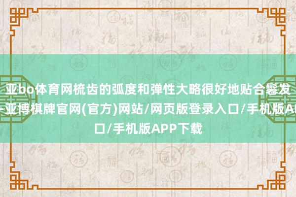 亚bo体育网梳齿的弧度和弹性大略很好地贴合鬈发的纹理-亚博棋牌官网(官方)网站/网页版登录入口/手机版APP下载